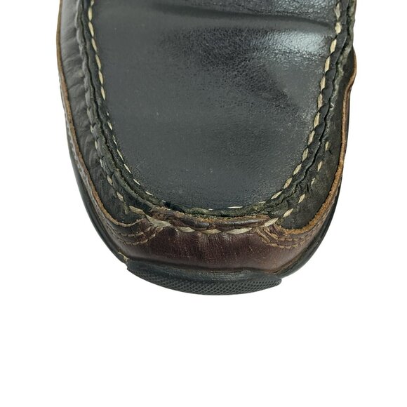 Allen Edmonds Boulder Leather Loafers Mens 10.5 D Black & Brown Slip-On main image 9